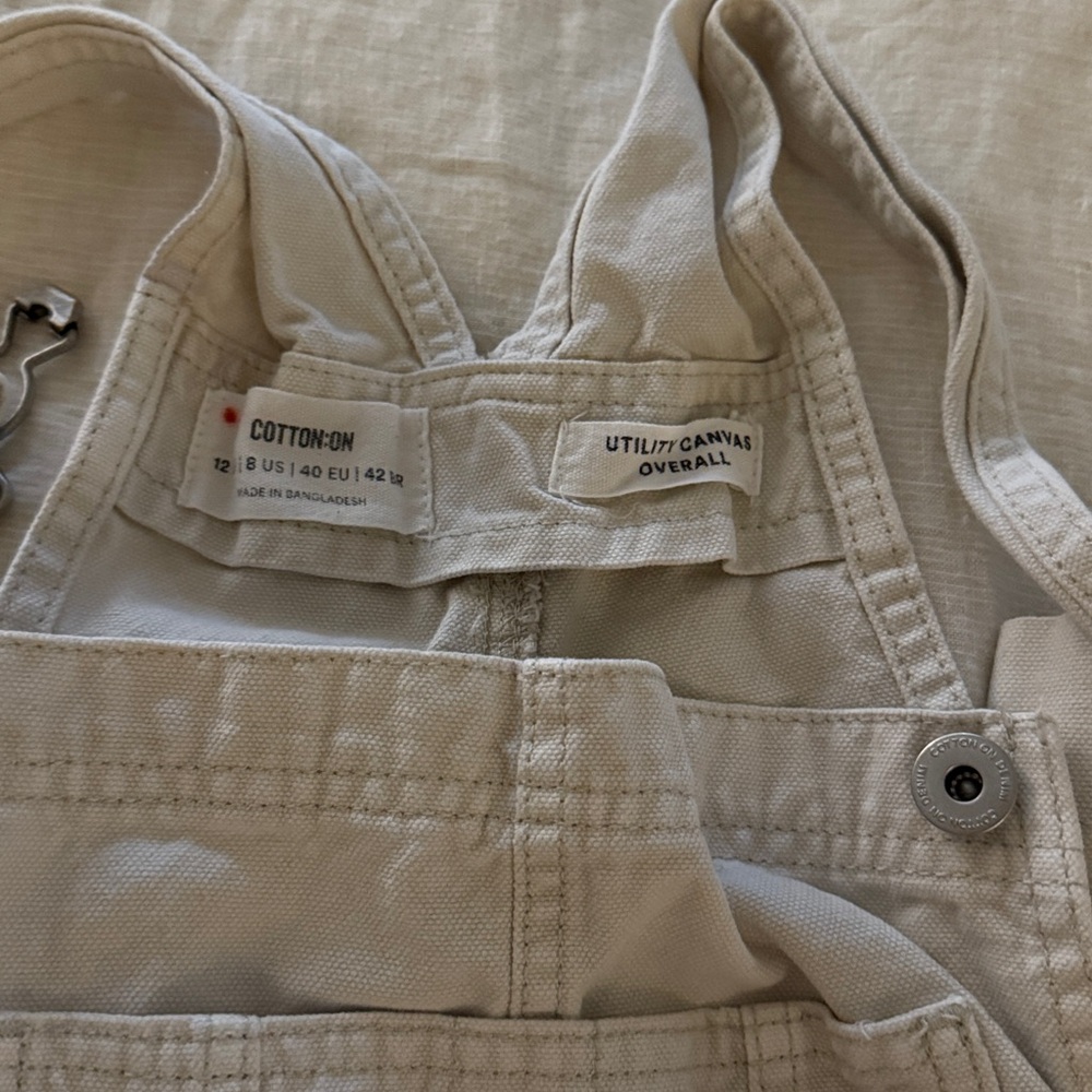 cotton on utility canvas overall size 8 - Picture 6 of 8